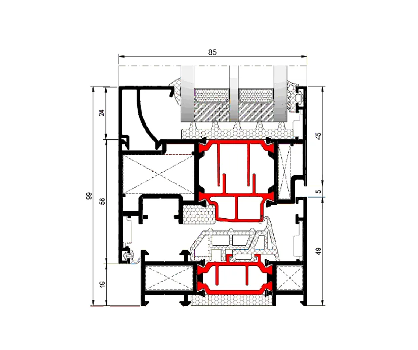 RWT75F Cross Section